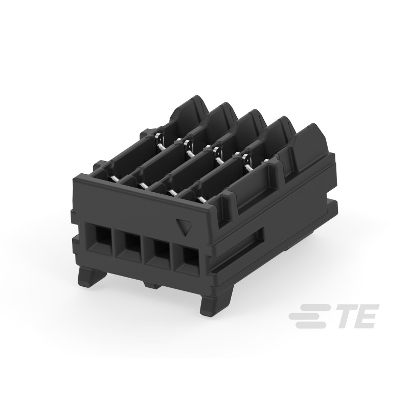 1000 pcs - TE Connectivity MICRO CT Series Straight Cable Mount, IDC PCB Socket, 4-Contact, 1-Row, 1.2mm Pitch, IDC Termination