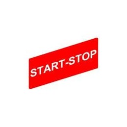 1 pcs : ZBY02366 - Switch Fixings 8X27MM MARKED LEGEND STOP-START