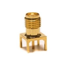 1 pcs : BU-1420701211 - RF Connectors / Coaxial Connectors CONN SMA JACK STR. 50 OHM EDGE MOUNT