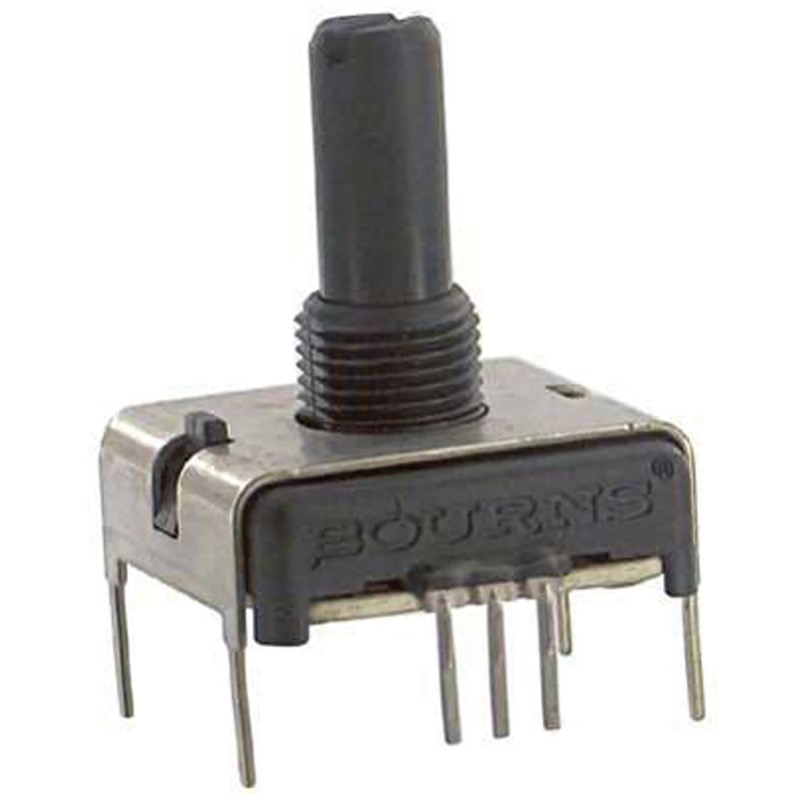 1 pcs - Bourns 10kΩ Rotary Potentiometer 1-Gang Rear Mount, PCW1J-B24-BAB103L