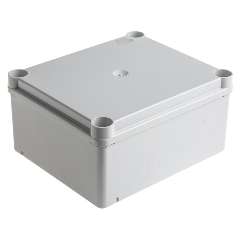 1 pcs - ABB Grey Thermoplastic Junction Box, IP65, 160 x 135 x 77mm