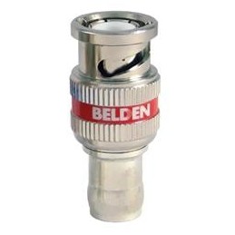 1 pcs : 1505ABHD3 - RF Connectors / Coaxial Connectors RG59 BNCHD 3 PIECE CRIMP CONNECTER RED