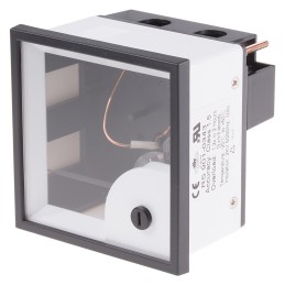 1 pcs - RS PRO Analogue Panel Ammeter 5A AC, 68mm x 68mm, ±1.5 % Moving Iron