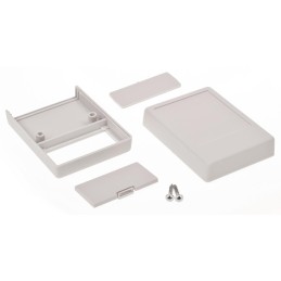 1 pcs - RS PRO Light Grey Polycarbonate Enclosure, IP40, 83 x 63 x 29mm