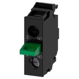 1 pcs - Siemens SIRIUS ACT Contact & Light Block - 1NO 500 V ac/dc