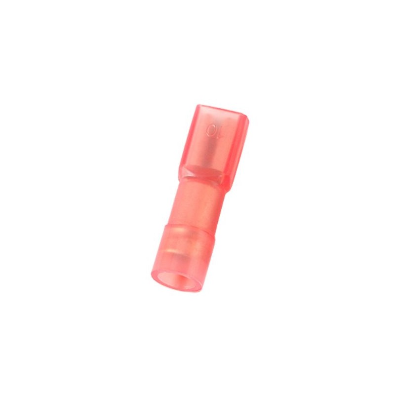 1000 pcs - RS PRO Red Insulated Female Spade Connector, Receptacle, 2.8 x 0.8mm Tab Size, 0.5mm² to 1.5mm²
