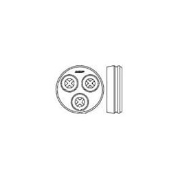 1 pcs : 213899-1 - Standard Circular Connector CPC SEAL ASSY KIT SIZE 17 3 POS