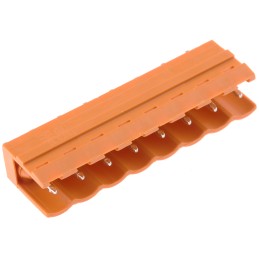 5 pcs - Weidmuller 5.08mm Pitch 8 Way Pluggable Terminal Block, Header, Through Hole, Solder Termination