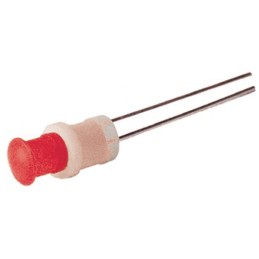 1 pcs - Oxley Red Panel Mount Indicator, 12V, 5mm Mounting Hole Size, Lead Wires Termination, IP66