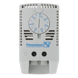 1 pcs - Pfannenberg FLZ NO Enclosure Thermostat, 120 - 240 V ac, 0 - +60 °C