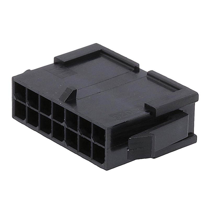 1000 pcs - Molex, Micro-Fit Male Crimp Connector Housing, 3mm Pitch, 14 Way, 2 Row