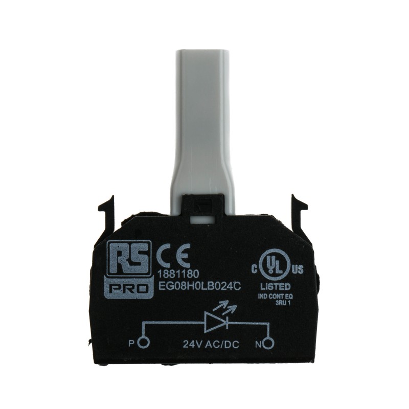 1 pcs - RS PRO Light Block - Blue, 24 V ac/dc