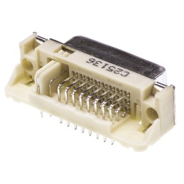 5 pcs - Molex MicroCross 74320 29 Way Right Angle Through Hole D-sub Connector Socket, 1.91mm Pitch