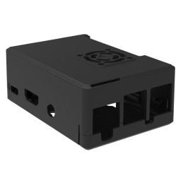 1 pcs - CAMDENBOSS ABS ROCK SBC Case for use with ROCK 3A and ROCK 3C Single Board Computers, Black