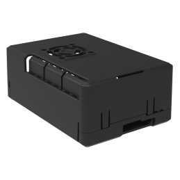 1 pcs - CAMDENBOSS ABS ROCK SBC Case for use with ROCK 3A and ROCK 3C Single Board Computers, Black