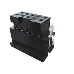 5 pcs - Samtec, ISD2 Male Crimp Connector Housing, 2mm Pitch, 14 Way, 2 Row