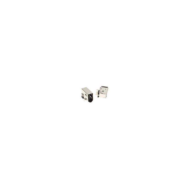 1 pcs : 3E106-2230KV - IEEE 1394 Connectors 6P RA UPRIGHT PLUG THRU HOLE KINKD TABS