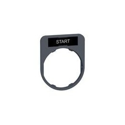 1 pcs : ZBY2303 - Switch Fixings STD LGND HLDR MRKD START