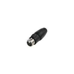 1 pcs : NC4FX-TOP - XLR Connectors Cable end TOP series 4 pin female - nickel/gold - IP 65 and UV rated