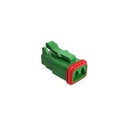 1 pcs : AT06-2S-GRN - Automotive Connectors 2 Pin Plug