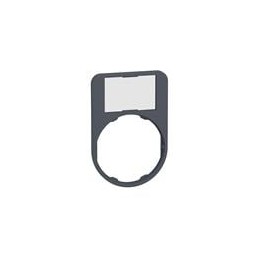 1 pcs : ZBY6102 - Switch Fixings STANDARD LGND HLDR W/ BLANK LGND WH