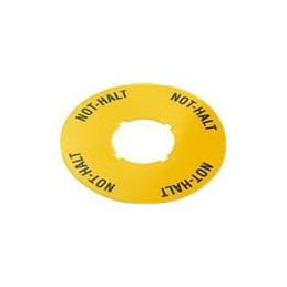 1 pcs : 5.76.204.119/0400 - Switch Fixings LABEL OPAQUE YELLOW
