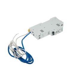 1 pcs - Schneider Electric RCBO, 6A Current Rating, 1P+N Poles, 30mA Trip Sensitivity, Type C, Acti 9 Range