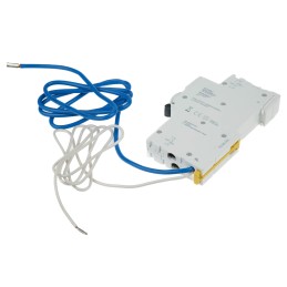 1 pcs - Schneider Electric RCBO, 6A Current Rating, 1P+N Poles, 30mA Trip Sensitivity, Type C, Acti 9 Range