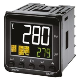 1 pcs - Omron E5CC PID Temperature Controller, 48 x 48mm, 1 Output Voltage, 100 - 240 V ac Supply Voltage
