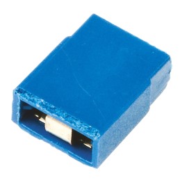 1000 pcs - HARWIN Jumper Female Straight Blue Open Top 2 Way 1 Row 2.54mm Pitch