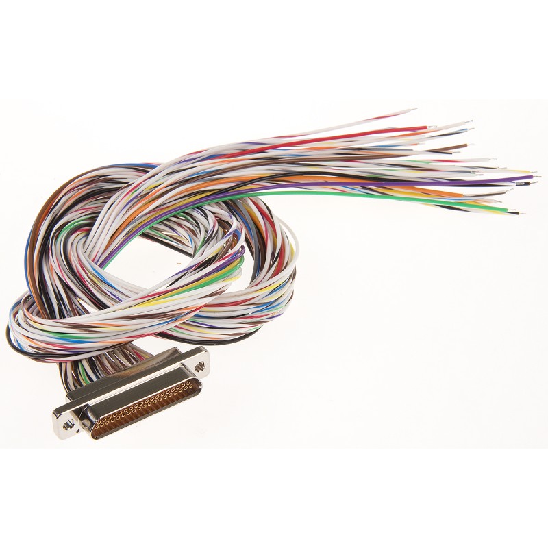 1 pcs - ITT Cannon MDM 37 Way Cable Mount D-sub Connector Socket, 1.27mm Pitch