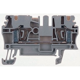 5 pcs - Weidmuller ZDU Series Brown Feed Through Terminal Block, 16mm², Single-Level, Clamp Termination
