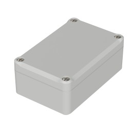 1 pcs - Bopla Euromas II Series Light Grey Polycarbonate Enclosure, IP65, Light Grey Lid, 98 x 64 x 38mm