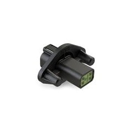 1 pcs : AT04-4P-PM12 - Automotive Connectors 4 Pin Rcpt Panel Mnt Self-Thread Blk Seal