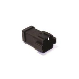 1 pcs : 132015-0074 - Automotive Connectors CTC 16-WAY RCPT BLACK, W/CAP