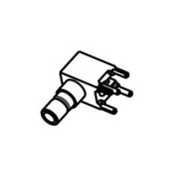 1 pcs : 59S225-400L5 - RF Connectors / Coaxial Connectors SMB Right Angle Plug PCB
