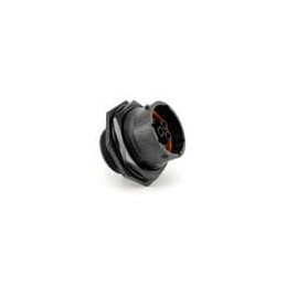 1 pcs : RTS718N103P03 - Standard Circular Connector Receptacle, Jam Nut, 13 (10+3 Coax) Position, Male, Shell Size 18, with Sili