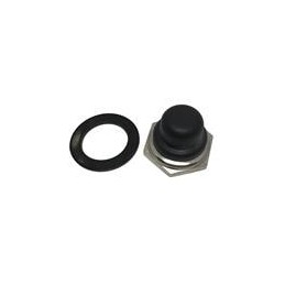 1 pcs : U31 - Switch Fixings PUSHBUTTON BLACK NEOPRENE BOOT