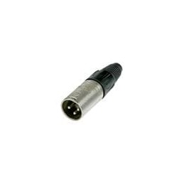 1 pcs : NC3MX-D - XLR Connectors X series 3 pin M nickel/silver