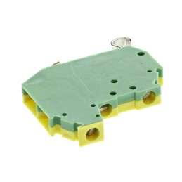 5 pcs - Phoenix Contact 3-Way MT1.5-TWIN-PE Earth Terminal Block, 26 - 16 AWG Wire, Screw Down, Polyamide Housing