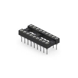 1 pcs : 110-91-318-41-001000 - IC & Component Sockets 18 PIN STD SOLDER TAIL SKT 200u Sn