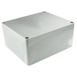 1 pcs - Fibox Euronord Series Unpainted Aluminium Enclosure, IP66, IP67, IP68, Unpainted Lid, 230 x 200 x 110mm