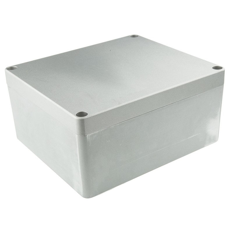 1 pcs - Fibox Euronord Series Unpainted Aluminium Enclosure, IP66, IP67, IP68, Unpainted Lid, 230 x 200 x 110mm
