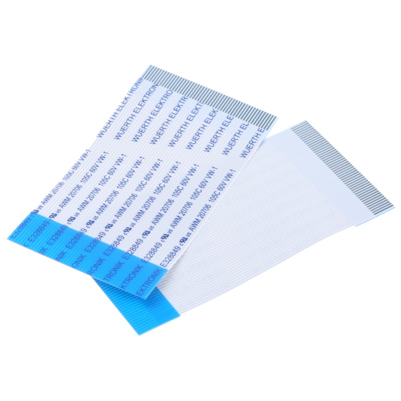 5 pcs - Wurth Elektronik 6877 Series FFC Ribbon Cable, 50-Way, 0.5mm Pitch, 50mm Length