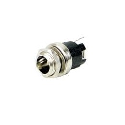 1 pcs : PC712A - DC Power Connectors 2.5mm Pin Strght PC Mnt Bushing L .21in