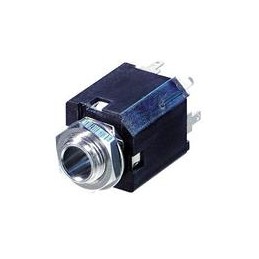 1 pcs : NYS232 - Phone Connectors 1/4' STEREO JACK VERT REAN