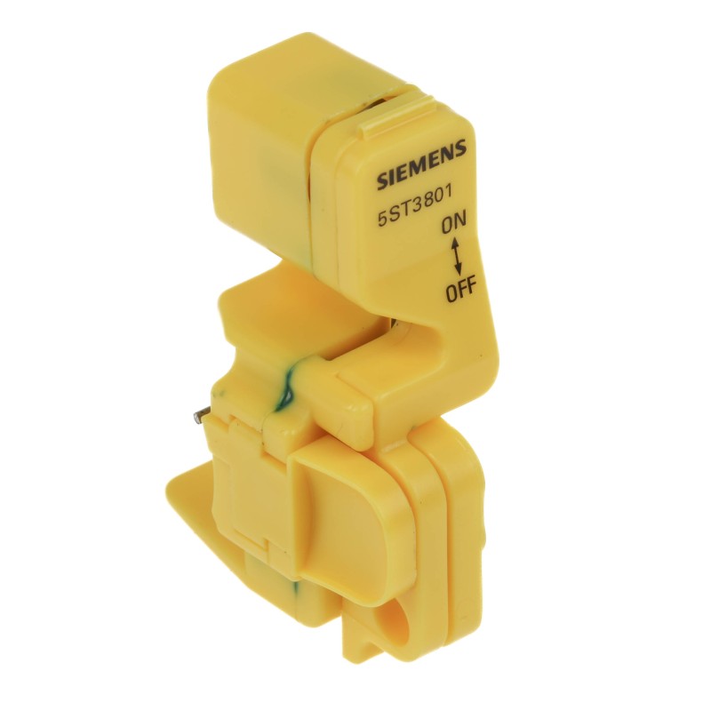 1 pcs - Siemens Sentron Handle Locking Device for use with 5SP, 5SY, 5TE8 Miniature Circuit Breakers, Padlock with Maximum 3 mm