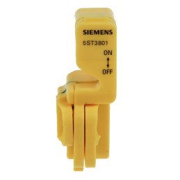 1 pcs - Siemens Sentron Handle Locking Device for use with 5SP, 5SY, 5TE8 Miniature Circuit Breakers, Padlock with Maximum 3 mm