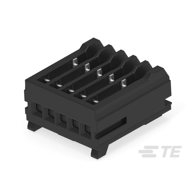 1000 pcs - TE Connectivity MICRO CT Series Straight Cable Mount, IDC PCB Socket, 5-Contact, 1-Row, 1.2mm Pitch, IDC Termination