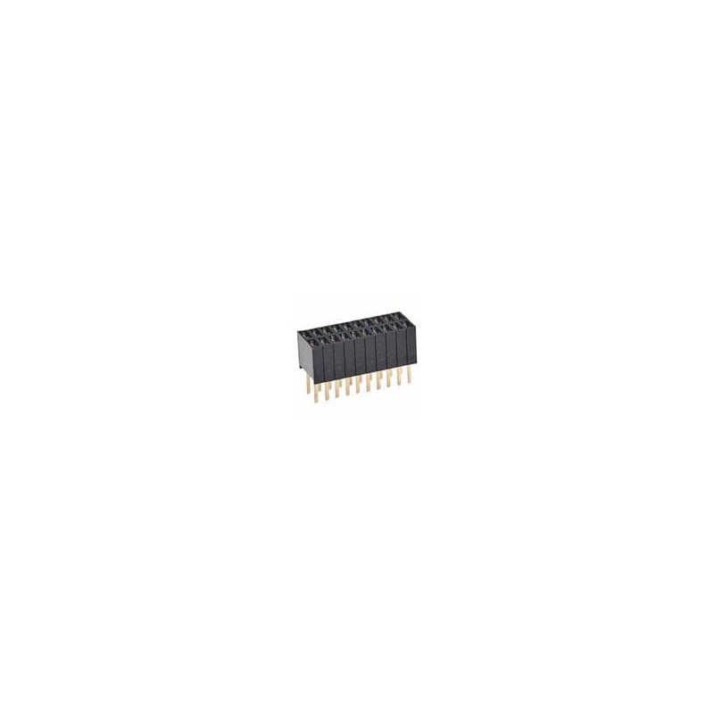1 pcs : M52-5100445 - Headers & Wire Housings Vert Socket,4.6mm DIL,4P,Dbl Rw,Gold